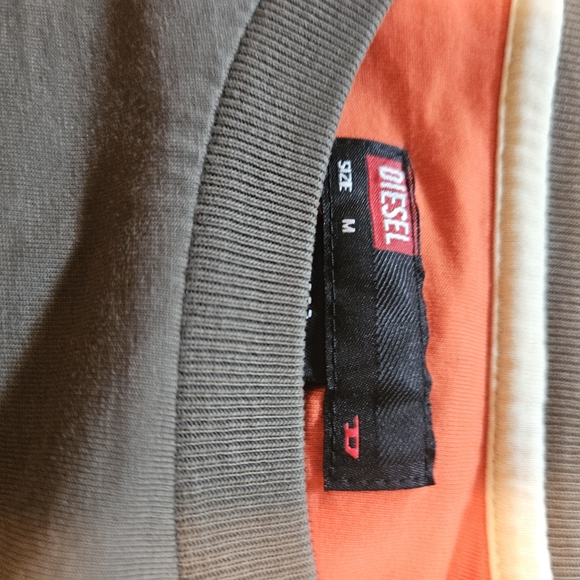 Diesel mensens green long sleeve t - Picture 4 of 4